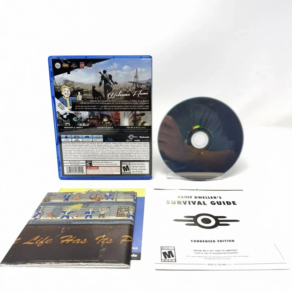 Fallout 4 Sony PlayStation 4 PS4 2015 Complete CIB Refurbished Tested